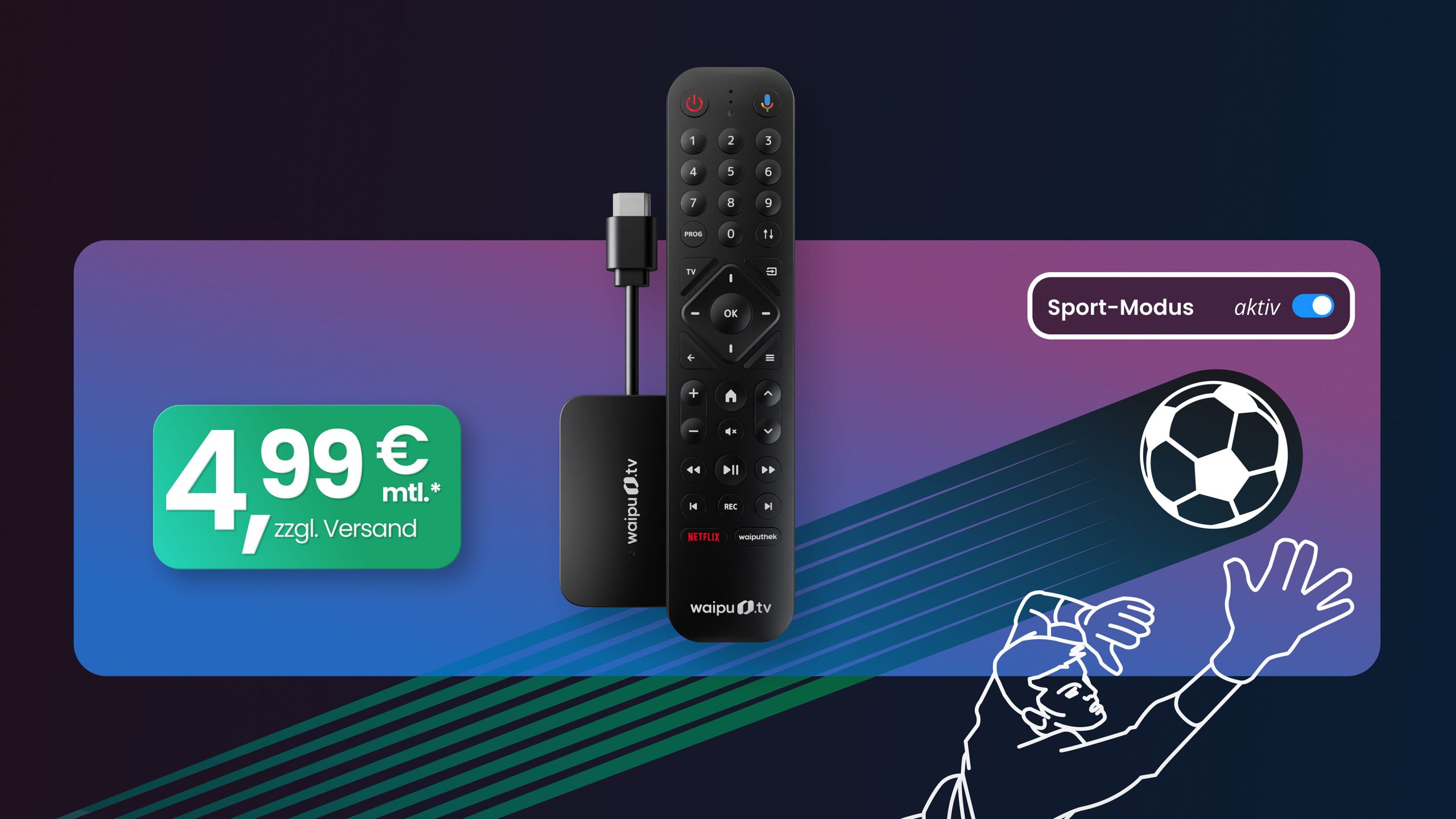 waipu.tv WM Aktion